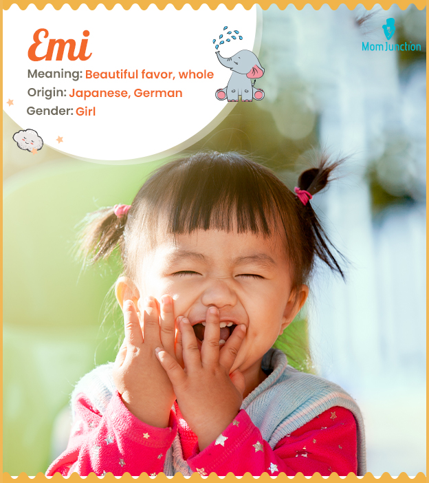 Emi, meaning a beautiful favor