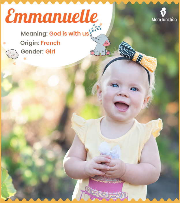 Emmanuelle, a name that echoes elegance and shines with a timeless charm.