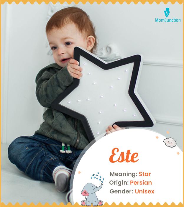 Este, meaning star