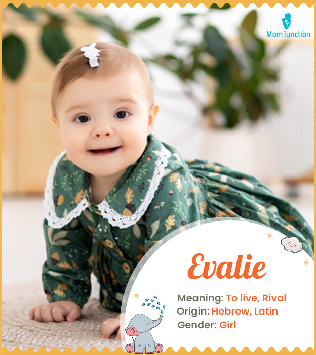 Evalie, a lively female name