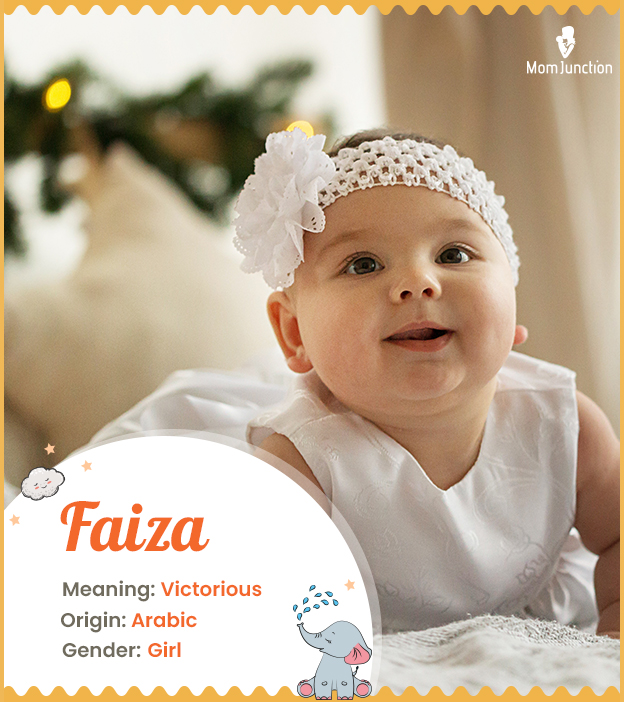 Faiza, victorious name for girls