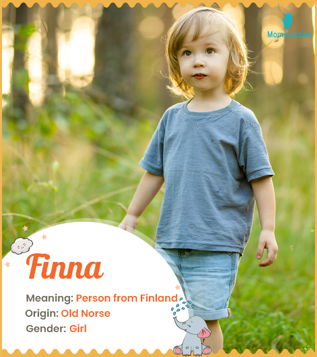 Finna means person from Finland
