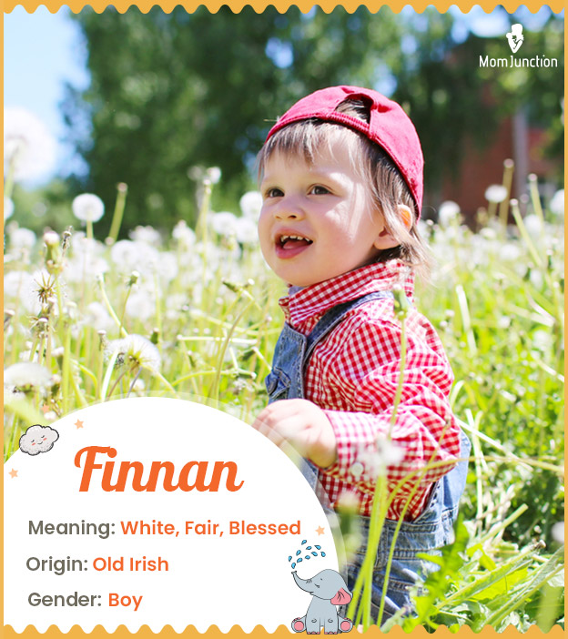 Finnan means white and blessed