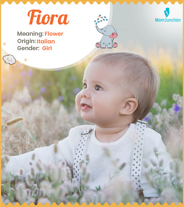 Fiora means flower