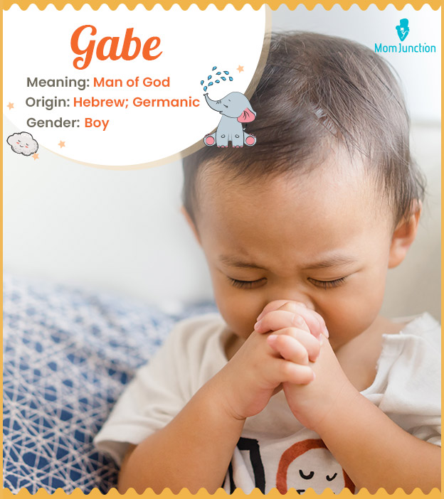 Gabe, a biblical name