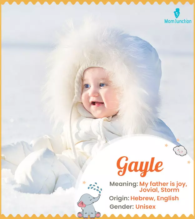 Gayle - Name Meaning, Origin, And Popularity
