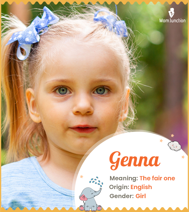 Genna means the fair one.