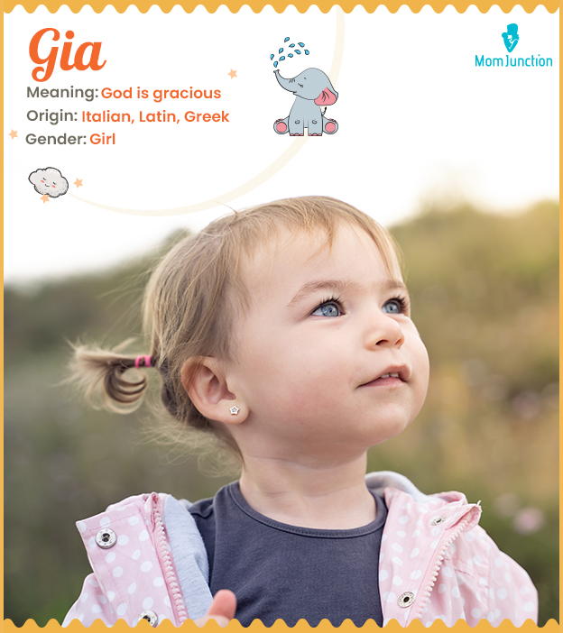 Gia, a name that radiates elegance and divine charm