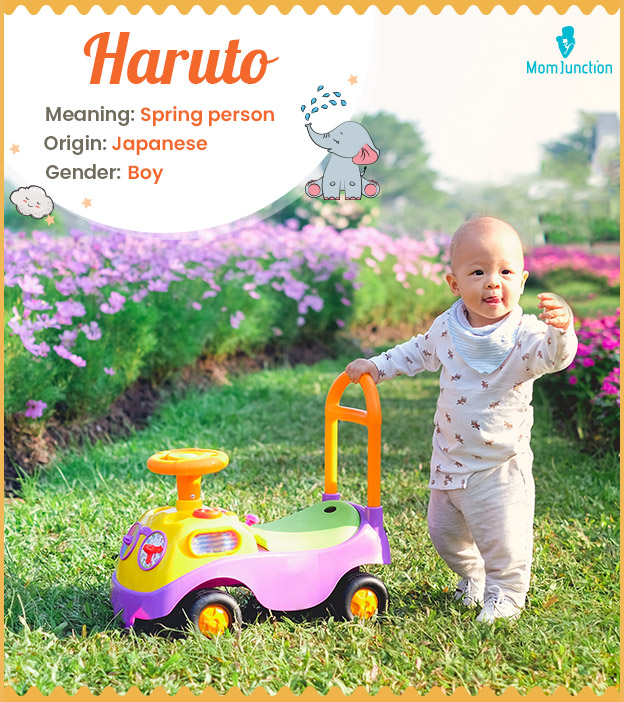 Haruto means a spring person