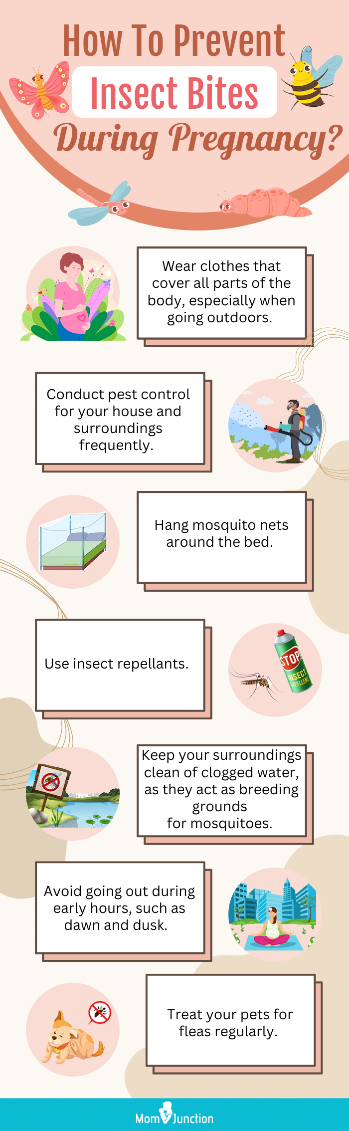 how to prevent insect bites during pregnancy (infographic)