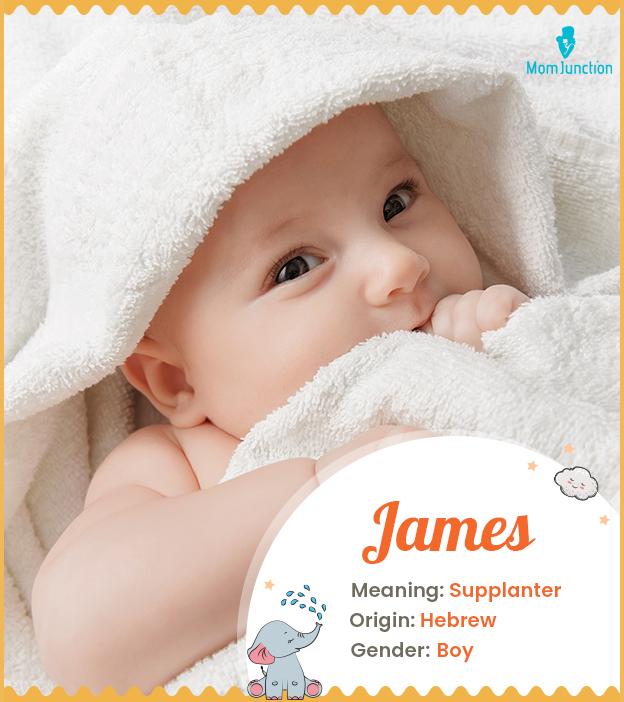 James Name Meaning, Origin, History, And Popularity | MomJunction