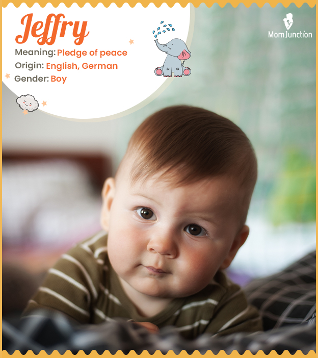 Jeffrey, meaning pledge of peace