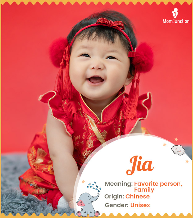 Jia meaning Favorite person, Family, Home