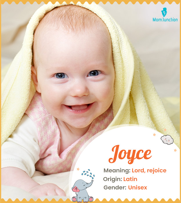 Joyce, a Latin unisex name