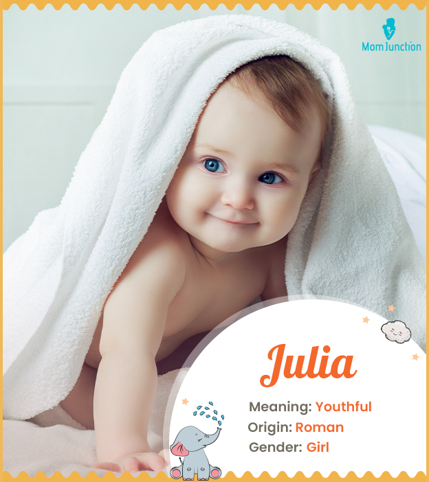 Julia means youthful