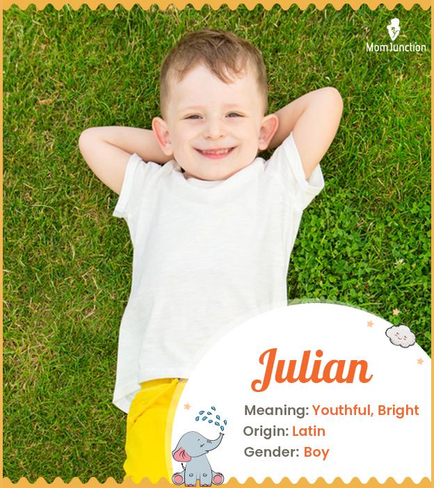 Julian, a bright and youthful name