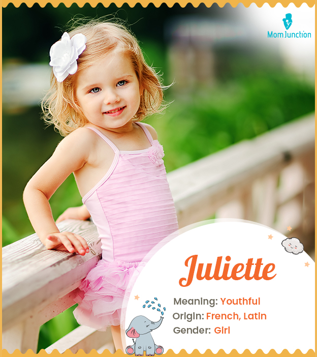 Juliette symbolizes youthfulness