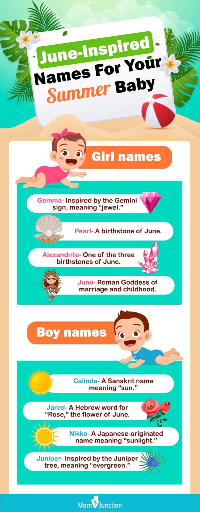 21 Adorable June Baby Names For Girls And Boys 21 Adorable June Baby Names For Girls And Boys