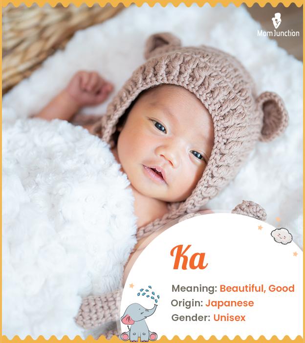 Ka Name Meaning, Origin, History, And Popularity MomJunction