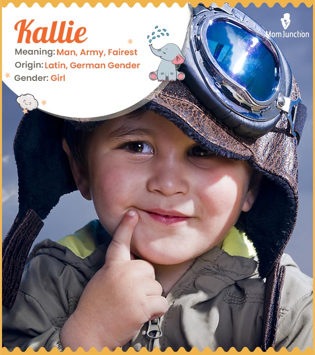 Kallie, a graceful name for girls