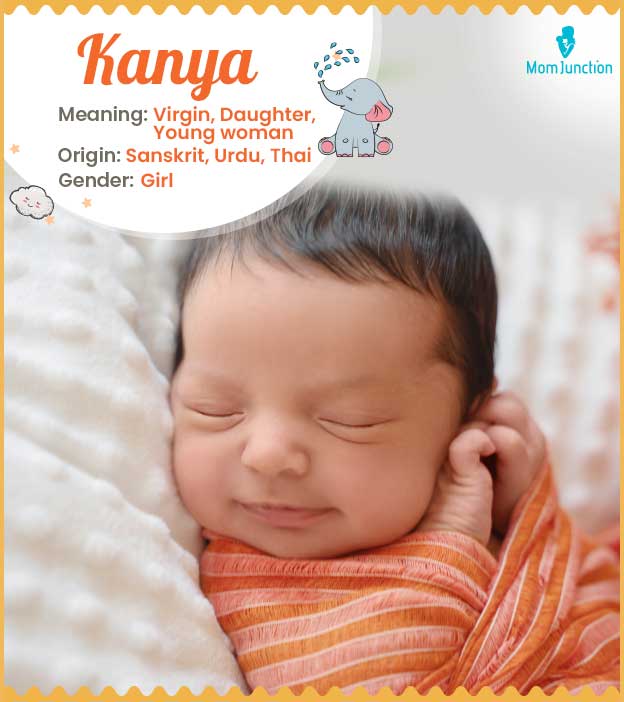 Kanya meaning Virgin, Daughter, Young woman