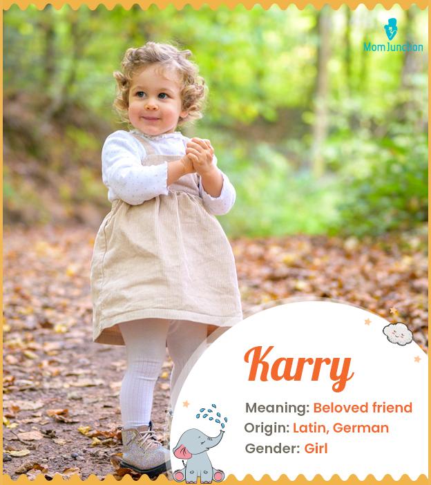 Karry, meaning belov