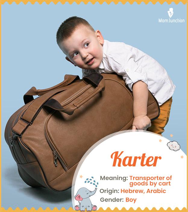 Karter Name, Meaning, Origin, History, And Popularity  MomJunction