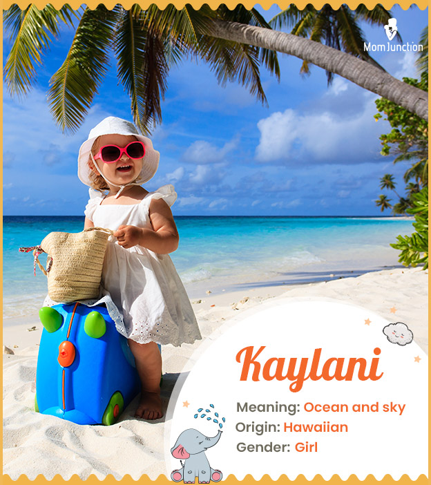 Kaylani, as beautiful as the ocean and the sky