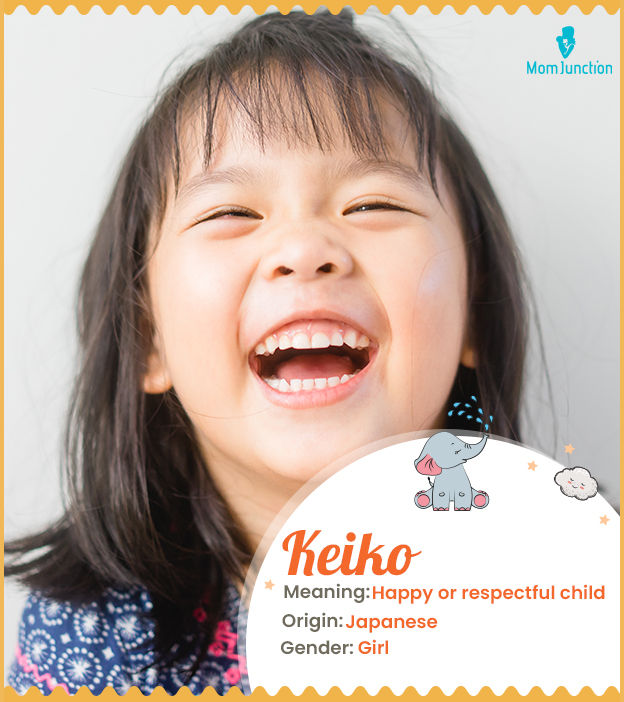 Keiko, the happy child