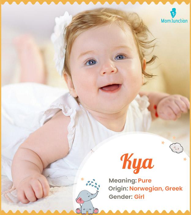 kya Name Meaning, Origin, History, And Popularity