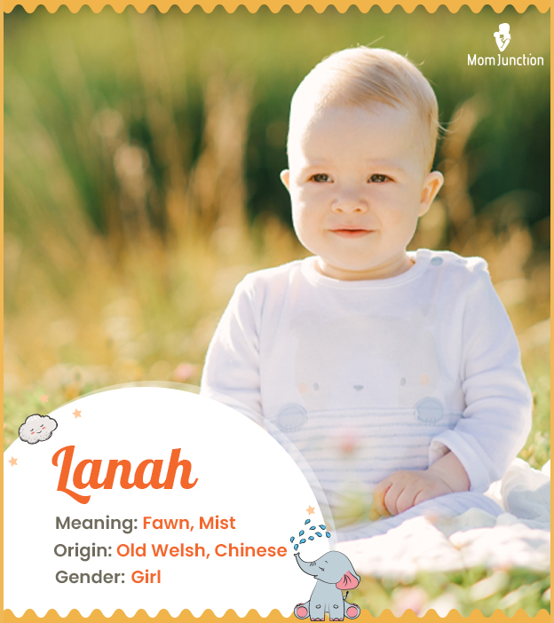 Lanah means fawn, orchid, or mist