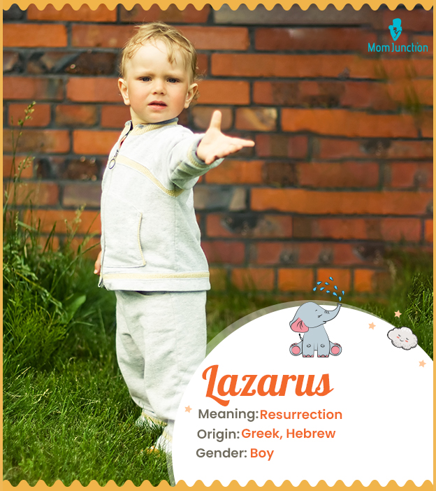 Lazarus means resurrection