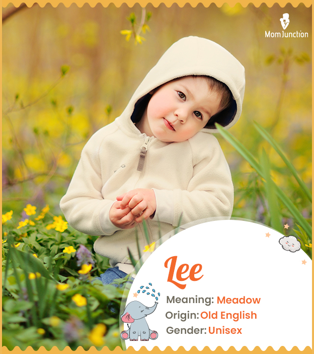 Lee, a simple yet beautiful name