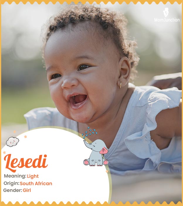 Lesedi, meaning light