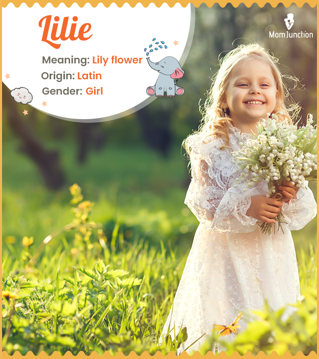 Lilie, meaning lily flower