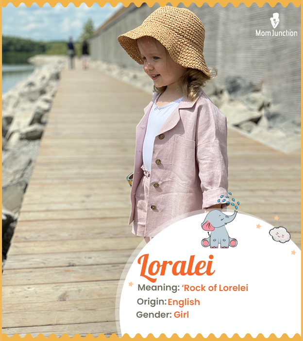 Loralei, meaning rock of Lorelei