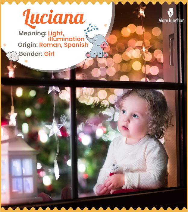 Luciana, maning light or illumination