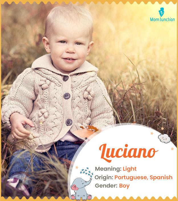 Luciano, an illuminating boy