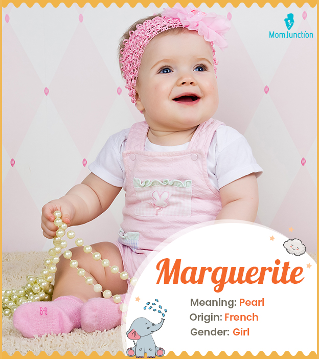 Marguerite, shining like a pearl