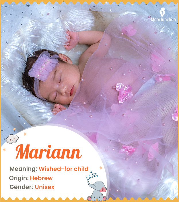 Mariann means beloved