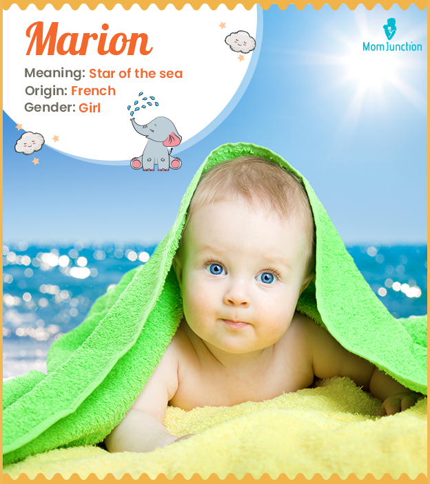 Marion means star of the sea