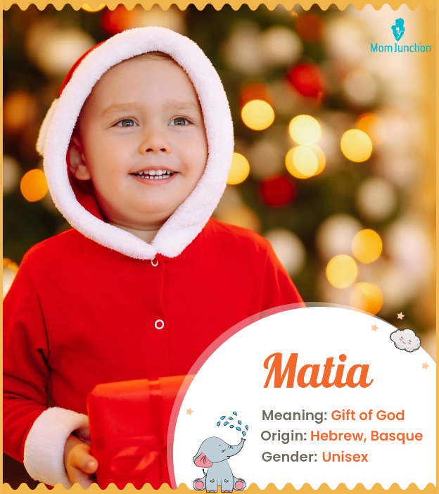 Matia means gift of God