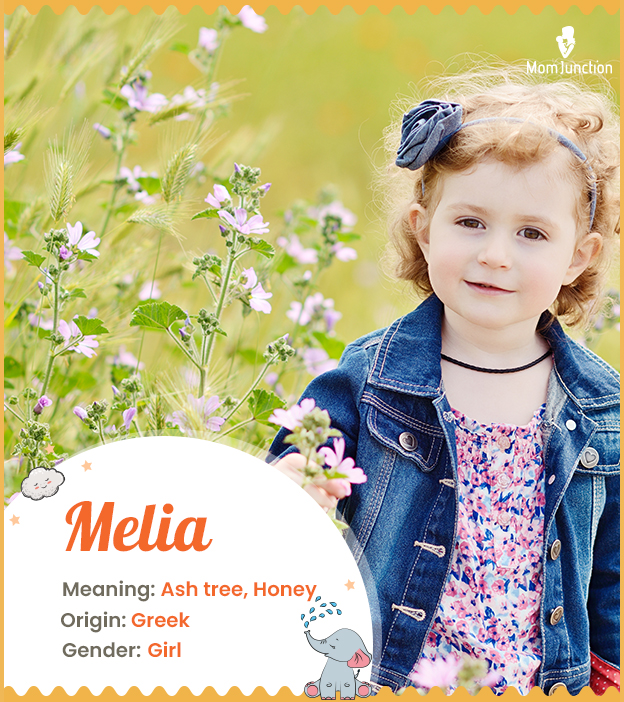 Melia is a Greek mythology name