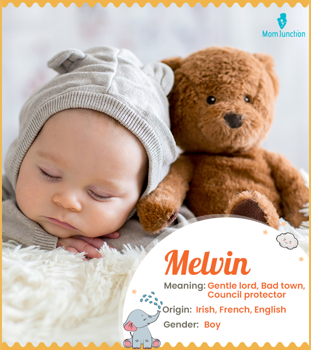 Melvin, meaning Gentle lord
