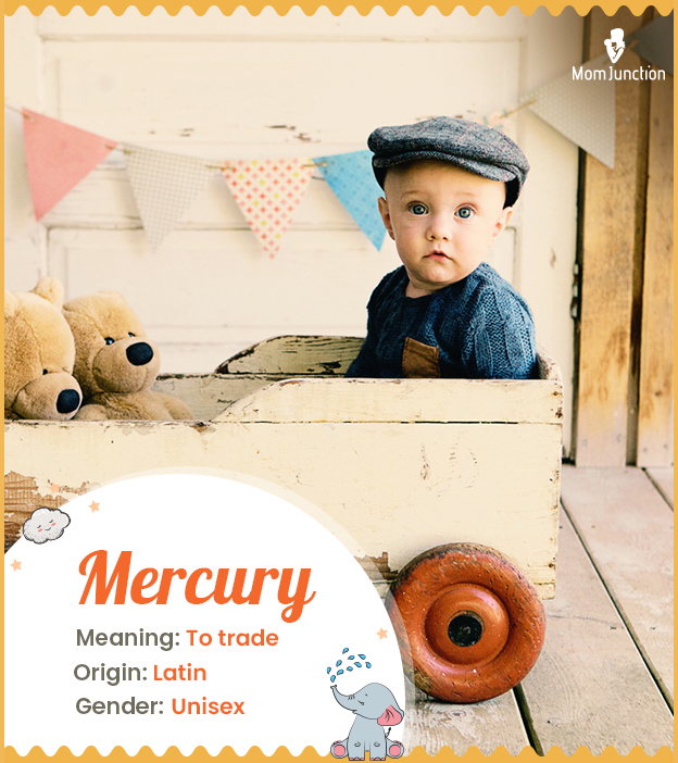 Mercury, meaning to trade