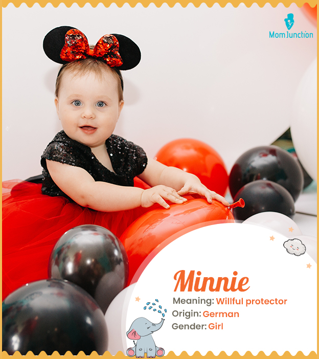 Minnie, meaning a willful protector