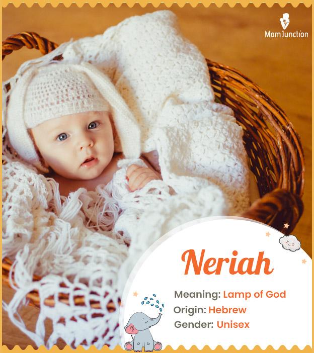 Neriah Name Meaning, Origin, History, And Popularity
