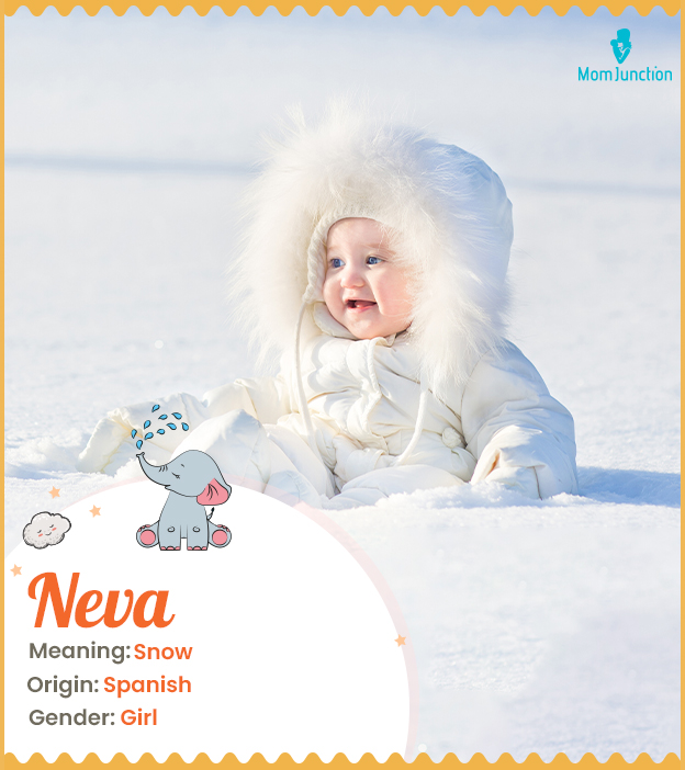 Neva means snow