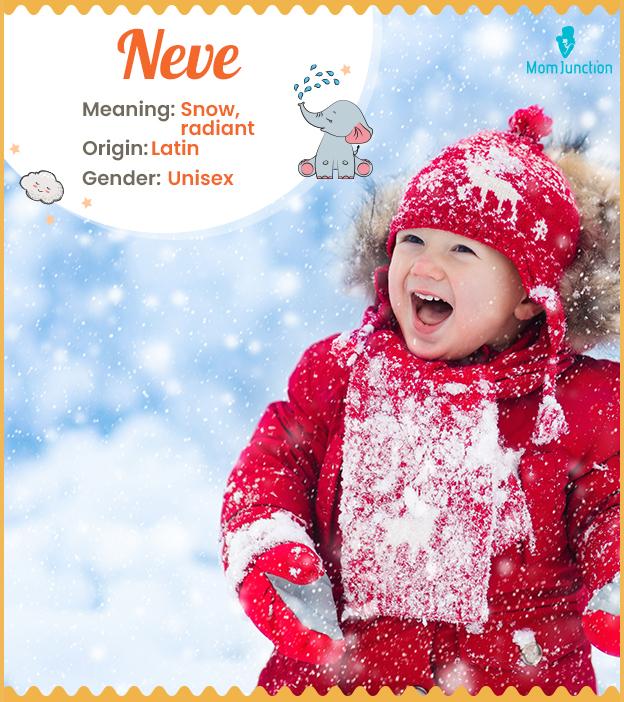 Neve, meaning snow