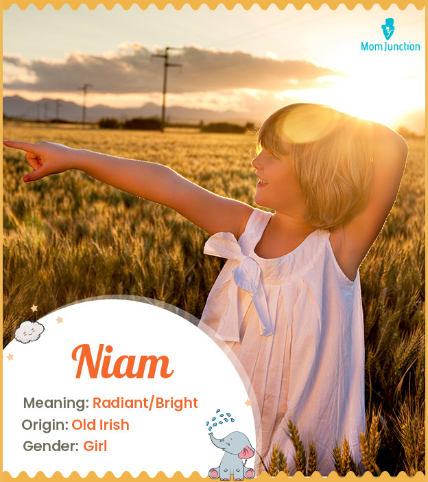 Niam, an Irish name meaning 